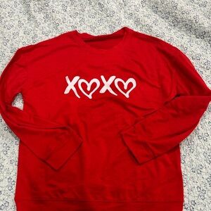 Red XOXO Sweater